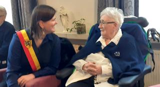 Viering zuster Jeanne Lemmens 103 jaar